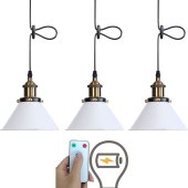 Battery Powered Ceiling Light With Remote