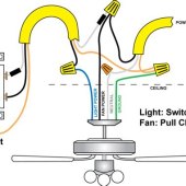 Ceiling Fan 2 Wire Light Pull Chain Switch