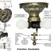 Ceiling Light Components