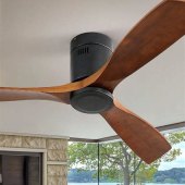 Flush Mount Ceiling Fan With Remote No Light