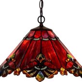 Glass Candle Ceiling Light