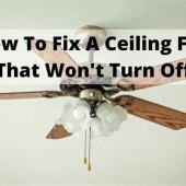 Hunter Ceiling Fan Light Wont Turn On