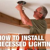 Installing Recessed Lighting In Drywall Ceiling
