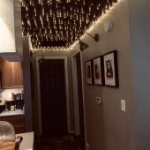 String Lights On Ceiling