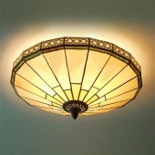 Vintage Glass Flush Ceiling Lights
