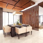 Wooden False Ceiling Design For Office