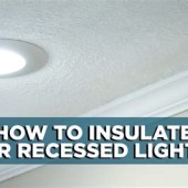 Ceiling Insulation Recessed Lights