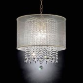 Ceiling Light With Crystal Droplets