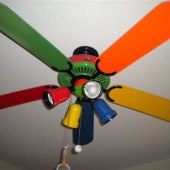 Colorful Ceiling Fans With Lights