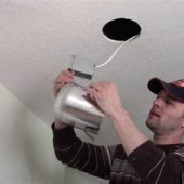 How To Install Ceiling Light From Attic