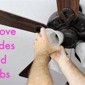 How To Remove A Broken Light Bulb From Ceiling Fan