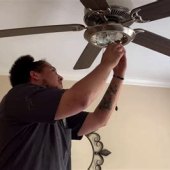 How To Replace A Light Bulb In Ceiling Fan