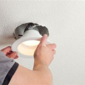 Installing Light Fixture On Ceiling