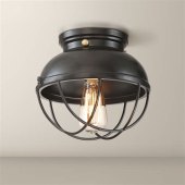 Vintage Industrial Flush Ceiling Light