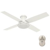 White Flush Mount Ceiling Fans Without Lights
